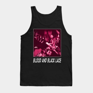 Cinematic Murder Mystery Elegance Blood and Lace Nostalgia Tribute Shirt Tank Top